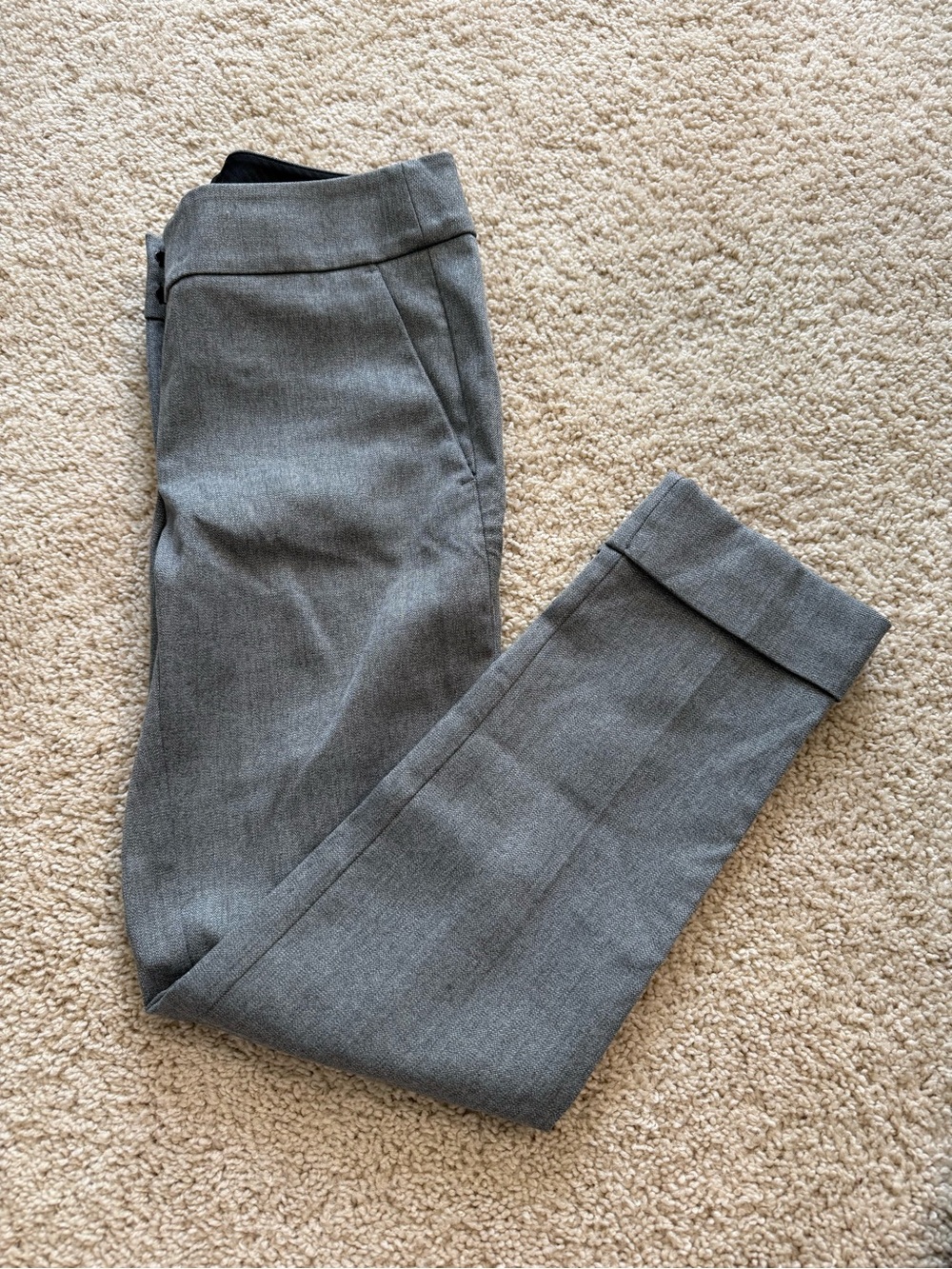 LOFT Light Gray Women's Trousers